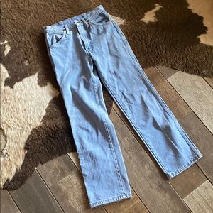 Wrangler whitewash jeans